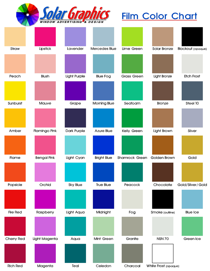 Paint Colour Chart With Names | Sexiz Pix